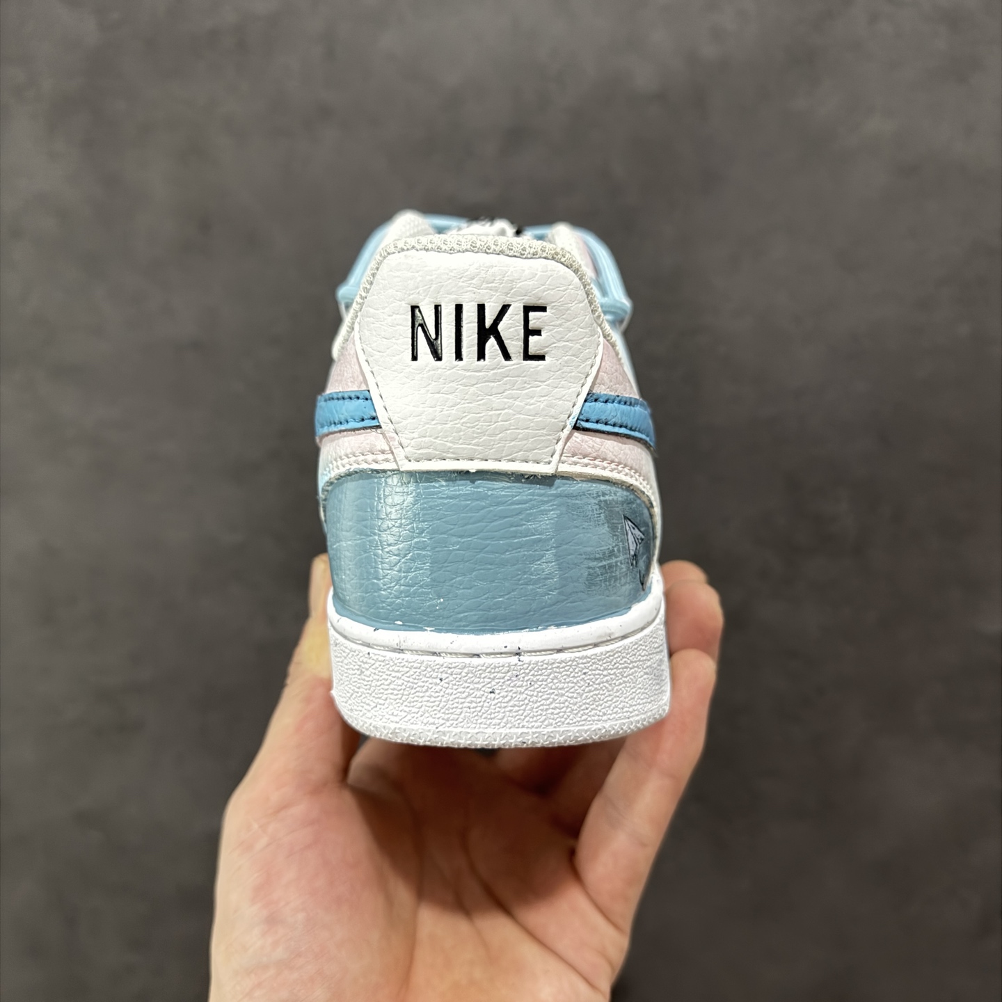 260 定制版Nike Court Vision 1 Low“半夏晚晚” 手绘涂鸦定制板鞋 DH2987-215