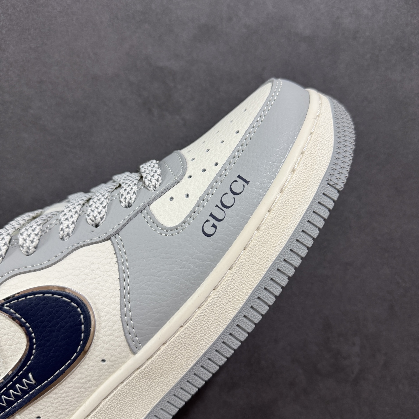 260 NIke Air Force 1 '07 Low “古驰联名——灰蓝勾”空军一号 低帮 运动鞋 休闲鞋 XS1958-543