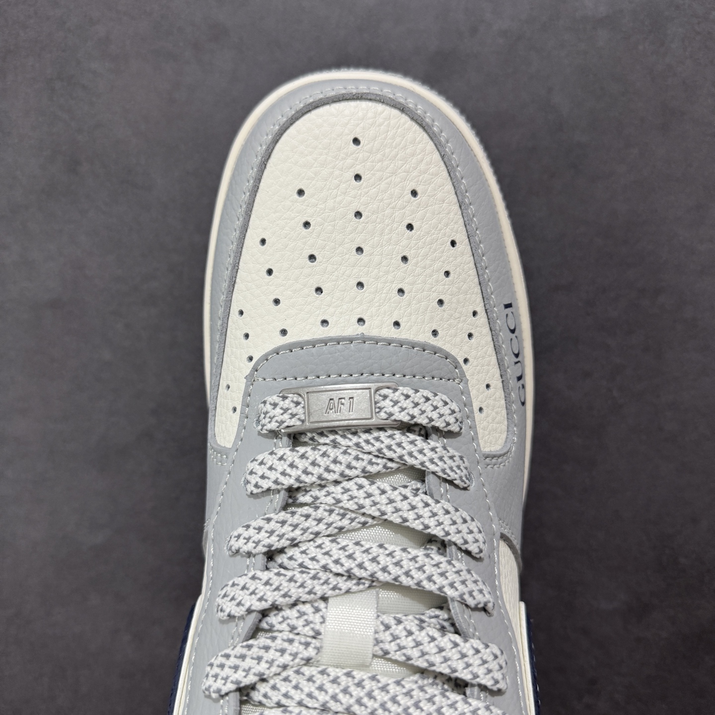 260 NIke Air Force 1 '07 Low “古驰联名——灰蓝勾”空军一号 低帮 运动鞋 休闲鞋 XS1958-543