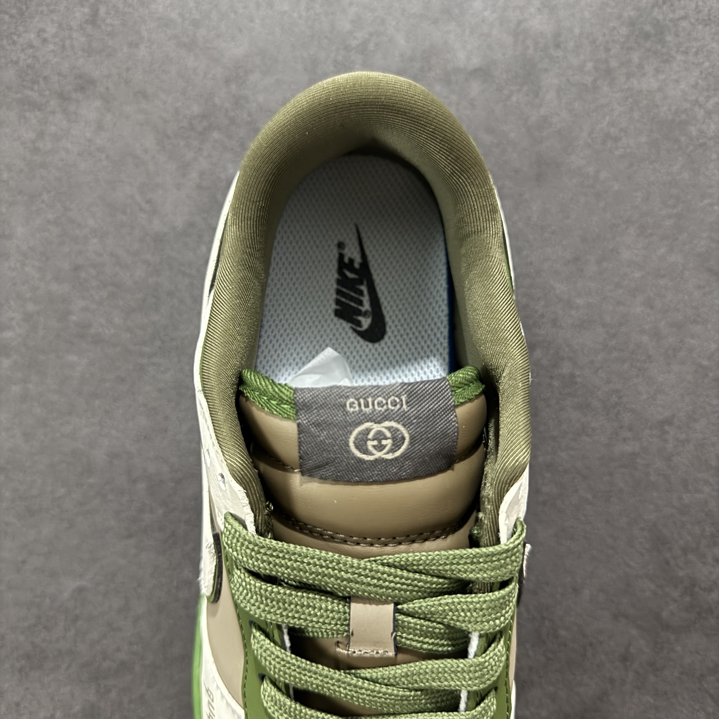 260 定制版Nike SB Dunk Low x GUCCI 白棕绿小钩 XY2026-150