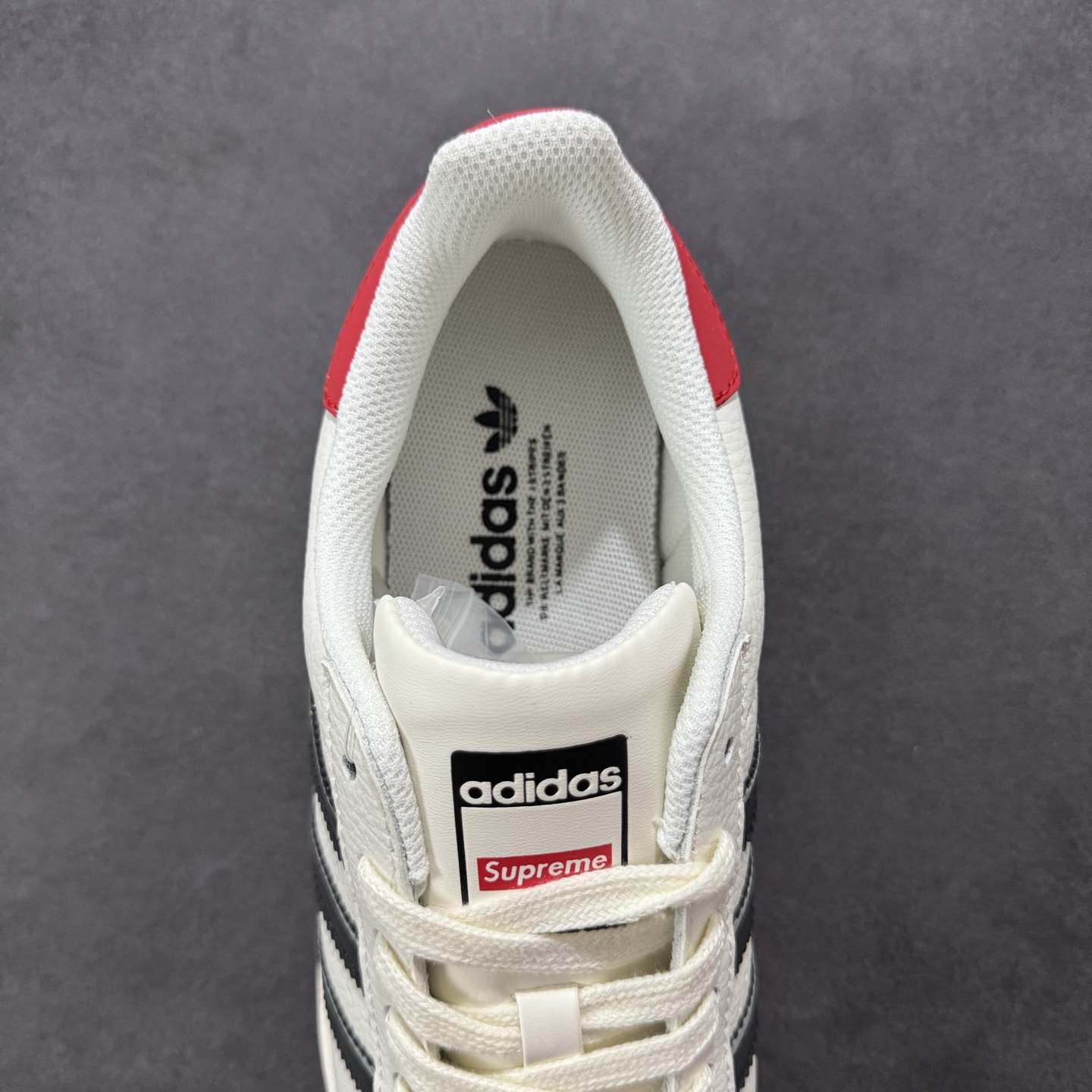 240 定制版AD Original Superstar x Supreme 白蓝红 JY8905