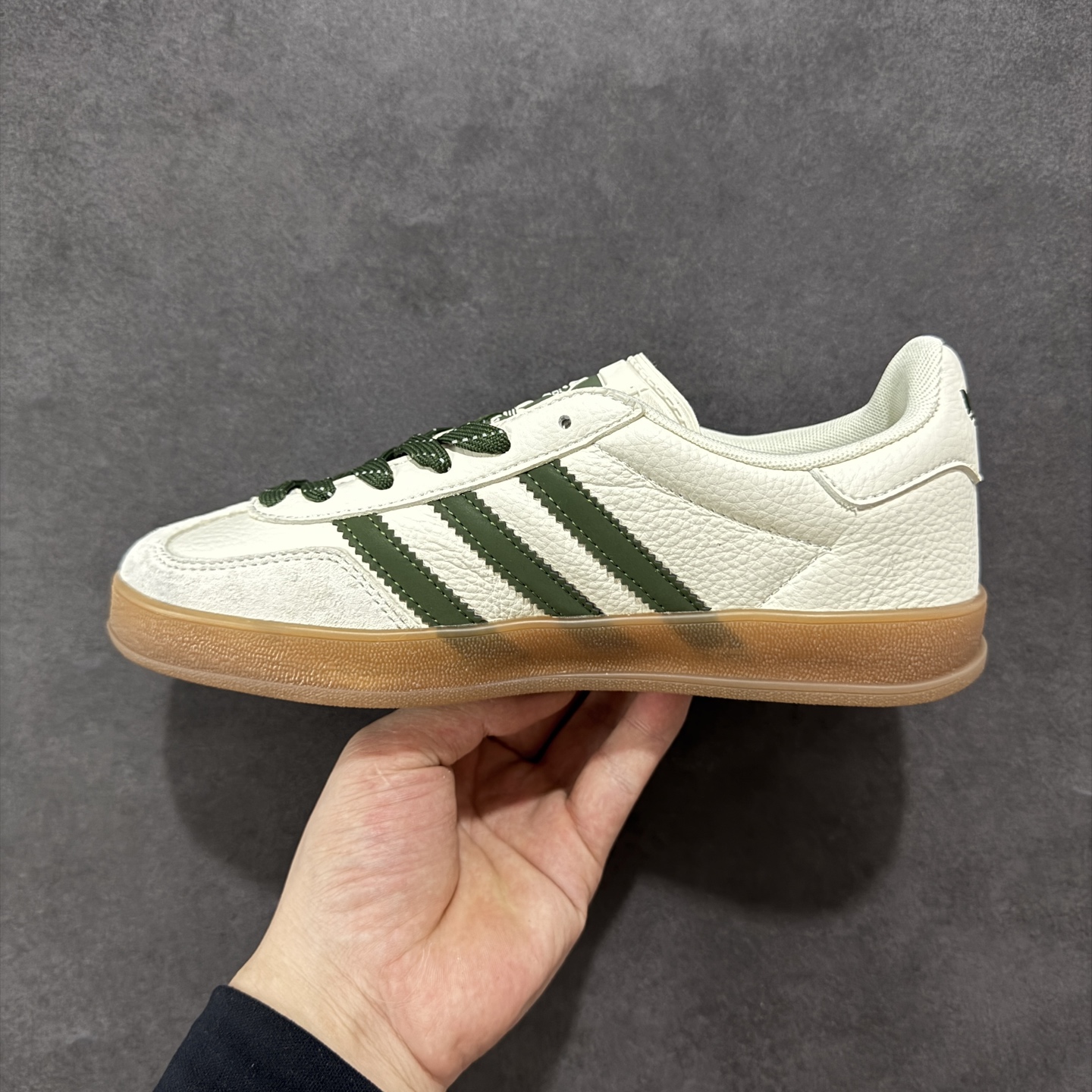  
【定制版】adidas originals Samba OG x Louis Vuitton 米白绿