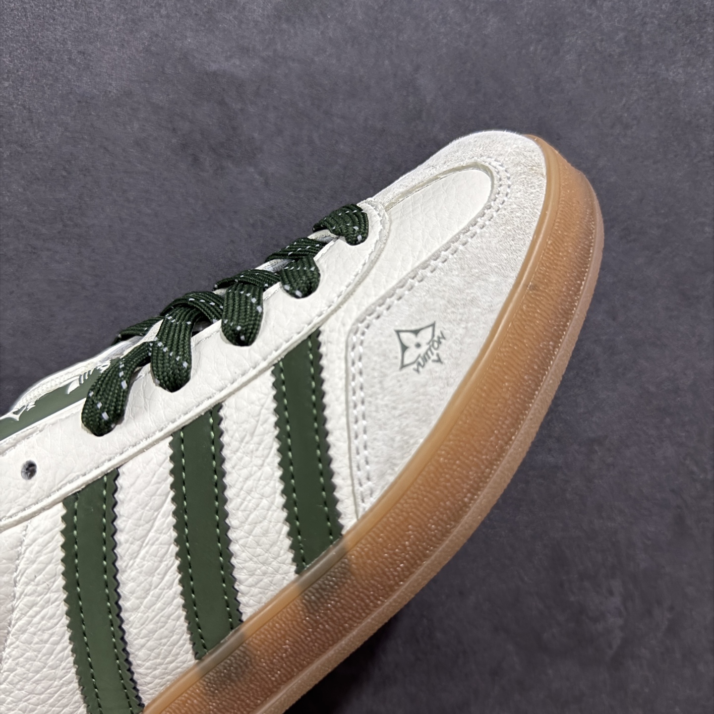  
【定制版】adidas originals Samba OG x Louis Vuitton 米白绿