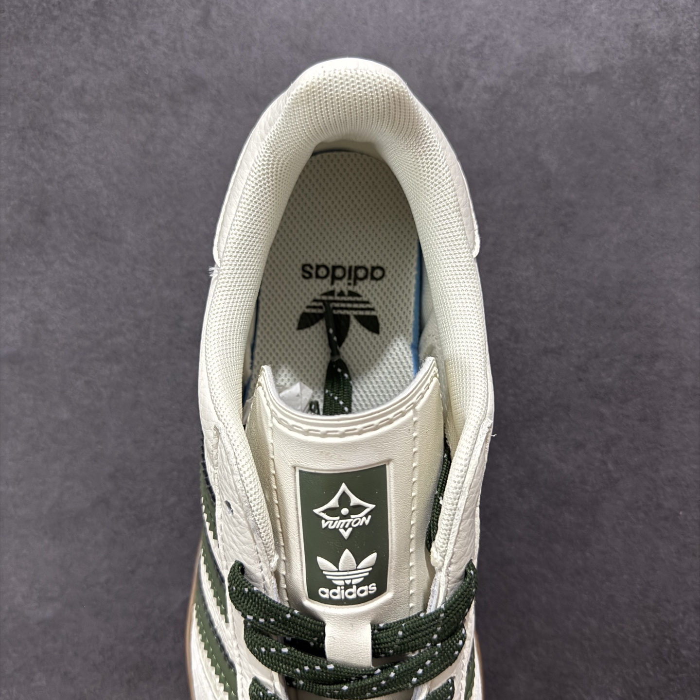  
【定制版】adidas originals Samba OG x Louis Vuitton 米白绿