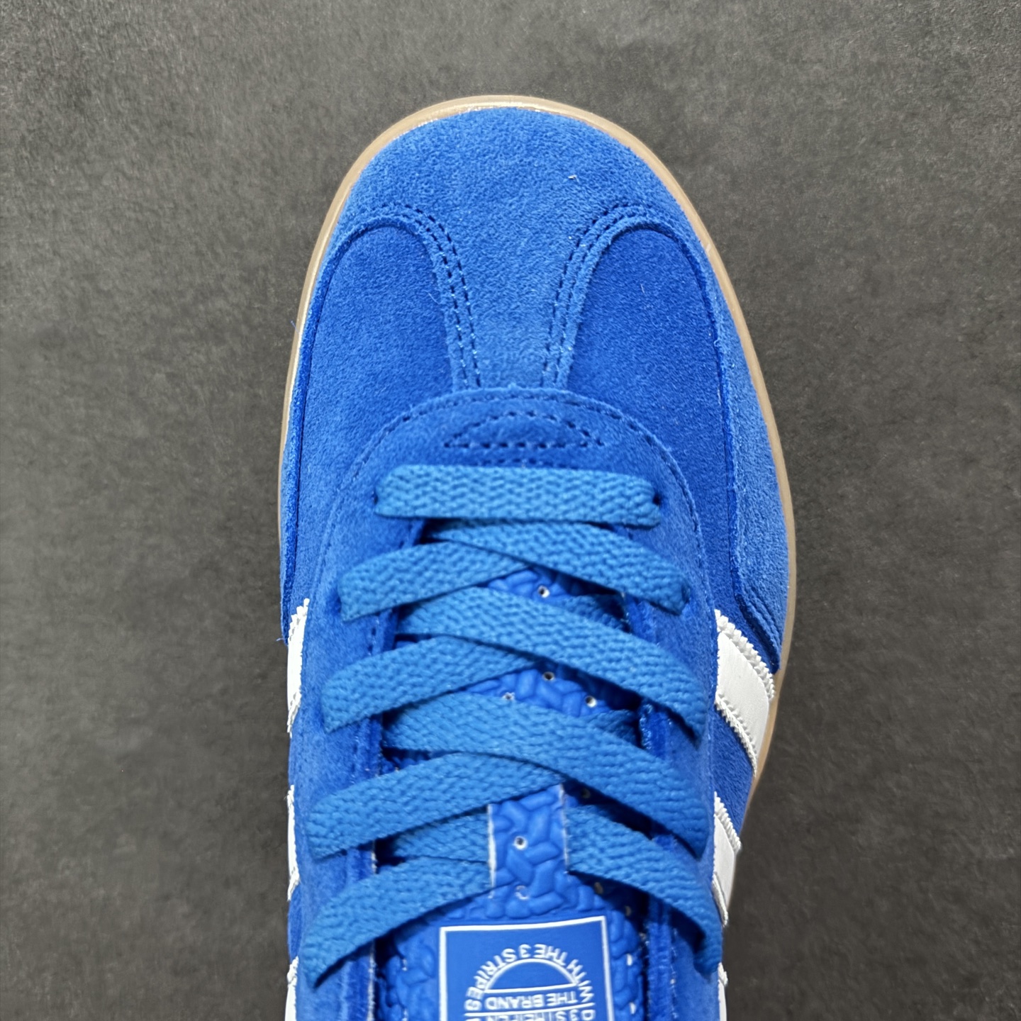 170 正确版adidas Originals Gazelle INdoor 蓝白 三叶草休闲防滑耐磨低帮板鞋 JI2061