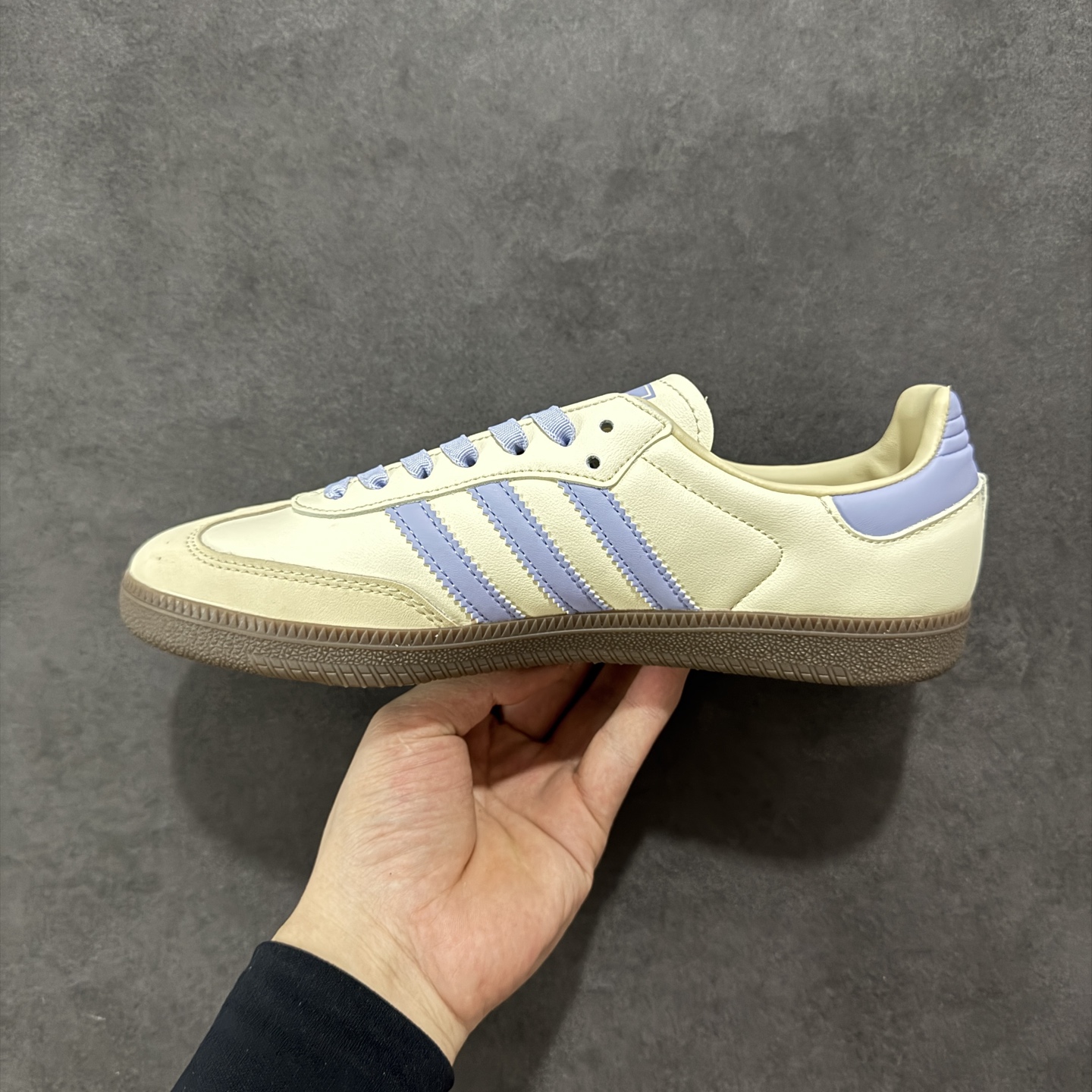 170 正确版Addis Original Samba 复古单品 星黛露米紫色 复古桑巴板鞋 JI2678
