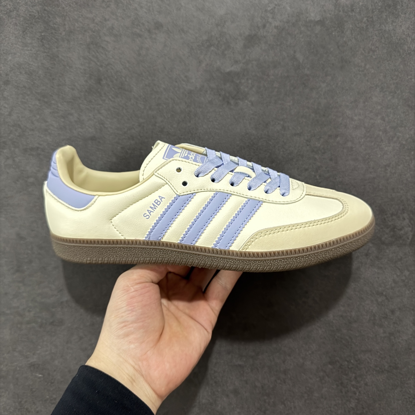 170 正确版Addis Original Samba 复古单品 星黛露米紫色 复古桑巴板鞋 JI2678