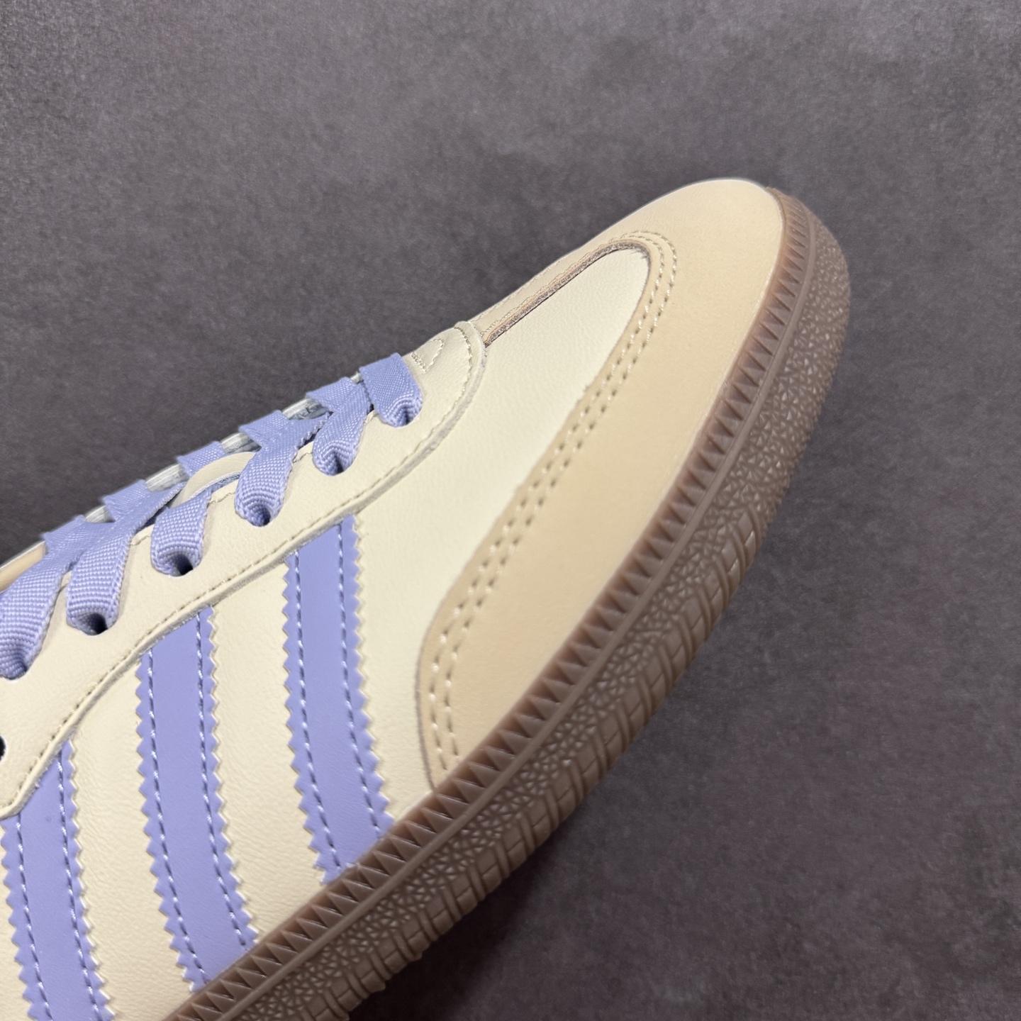 170 正确版Addis Original Samba 复古单品 星黛露米紫色 复古桑巴板鞋 JI2678