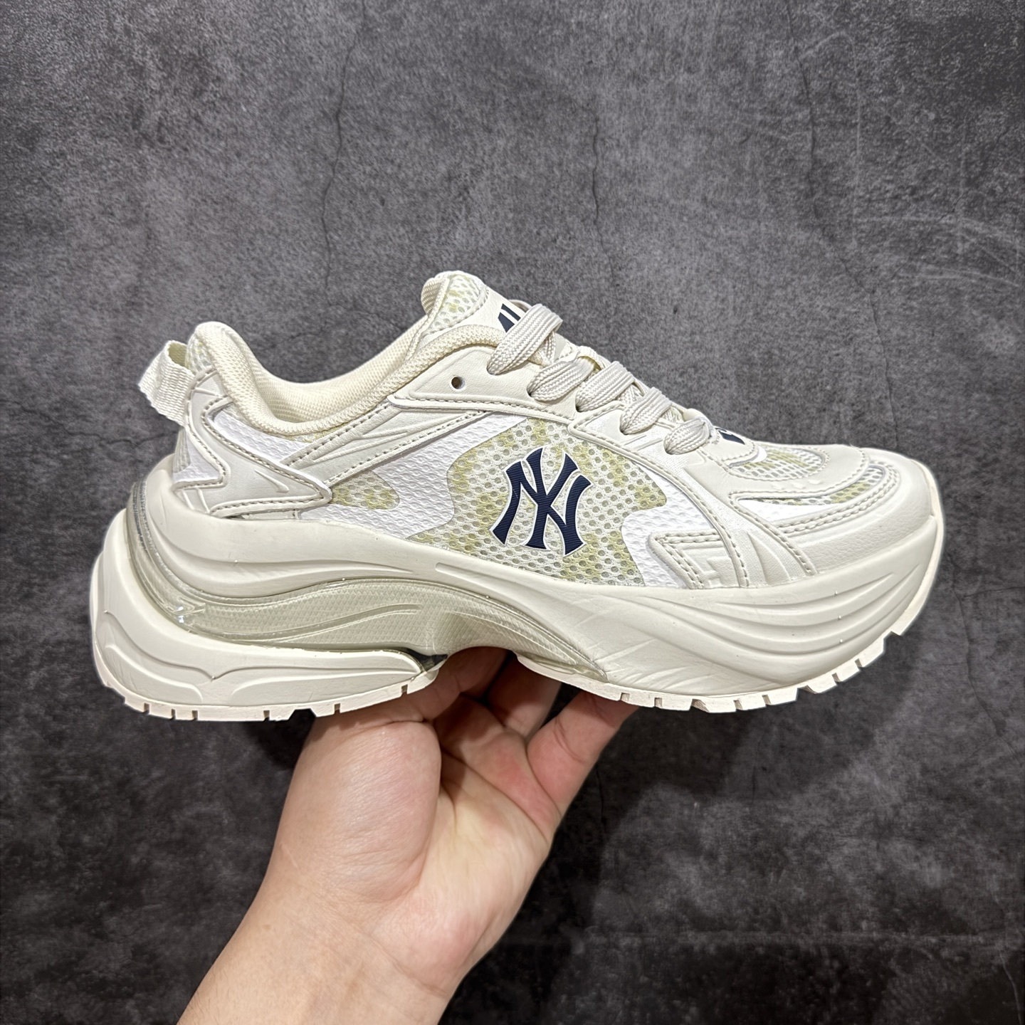 【纯原版】MLB Winner Chunky 25新款 NY百搭舒适休闲潮流运动厚底增高 防滑耐磨