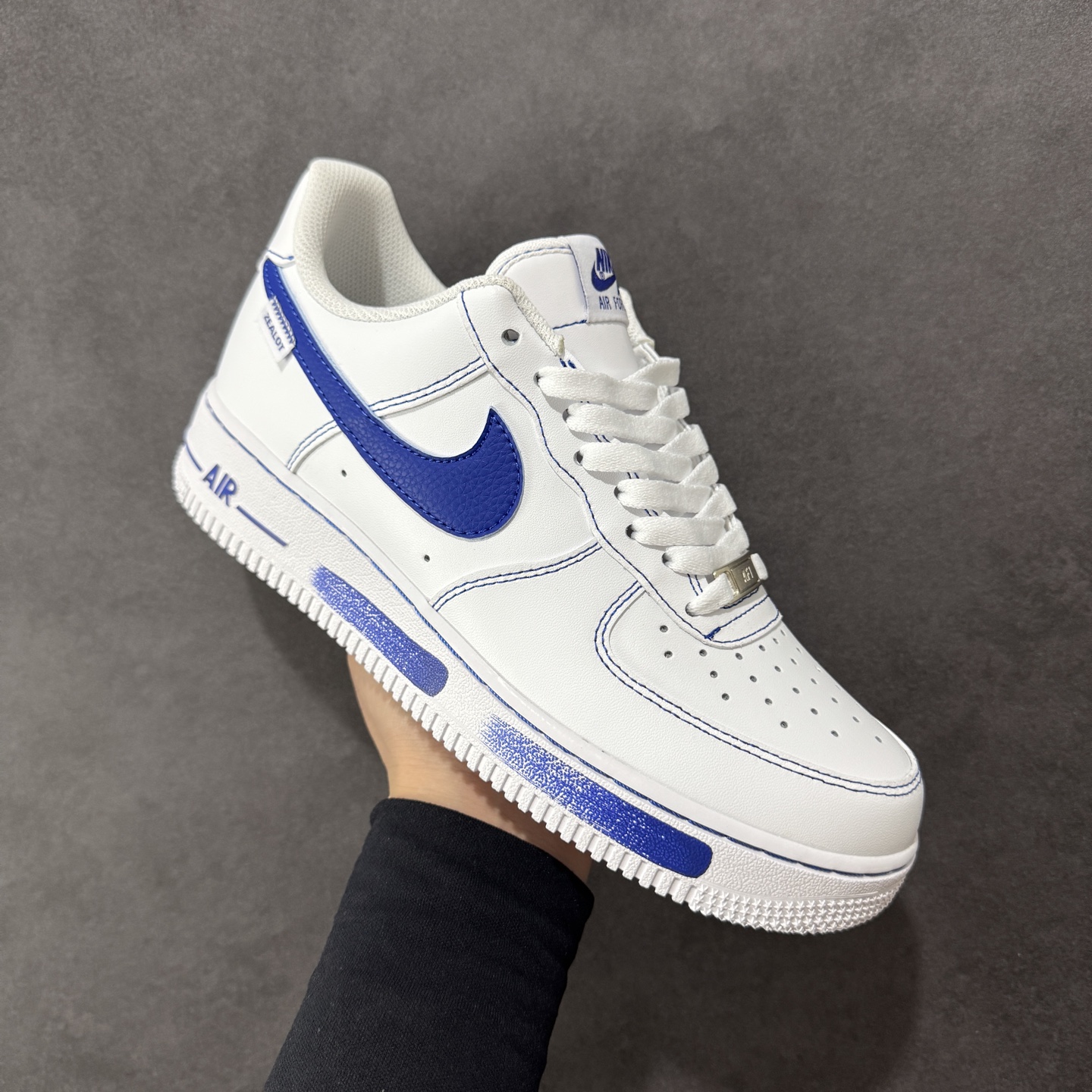 【定制版】Nike Air Force 1'07 Low 蓝色海洋 空军一号低帮休闲板鞋 ZH0316-083