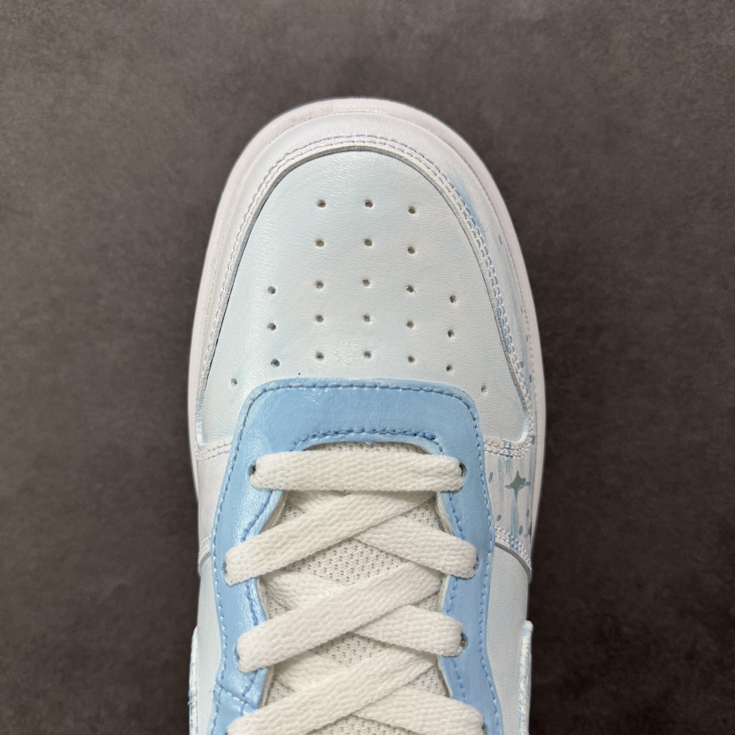 【定制版】NIKE Court Borough Low 2 FP 白蓝 休闲运动板鞋 BQ5448-212