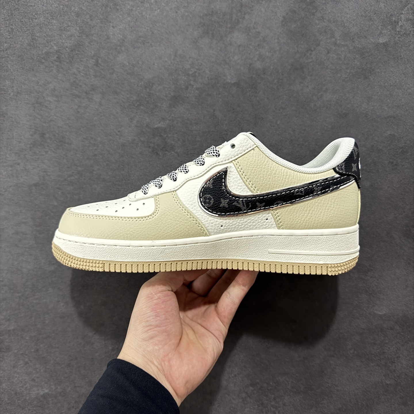 【定制版】Nike Air Force 1'07 Low LV联名 奶茶 空军一号低帮休闲板鞋 ZH2598-308