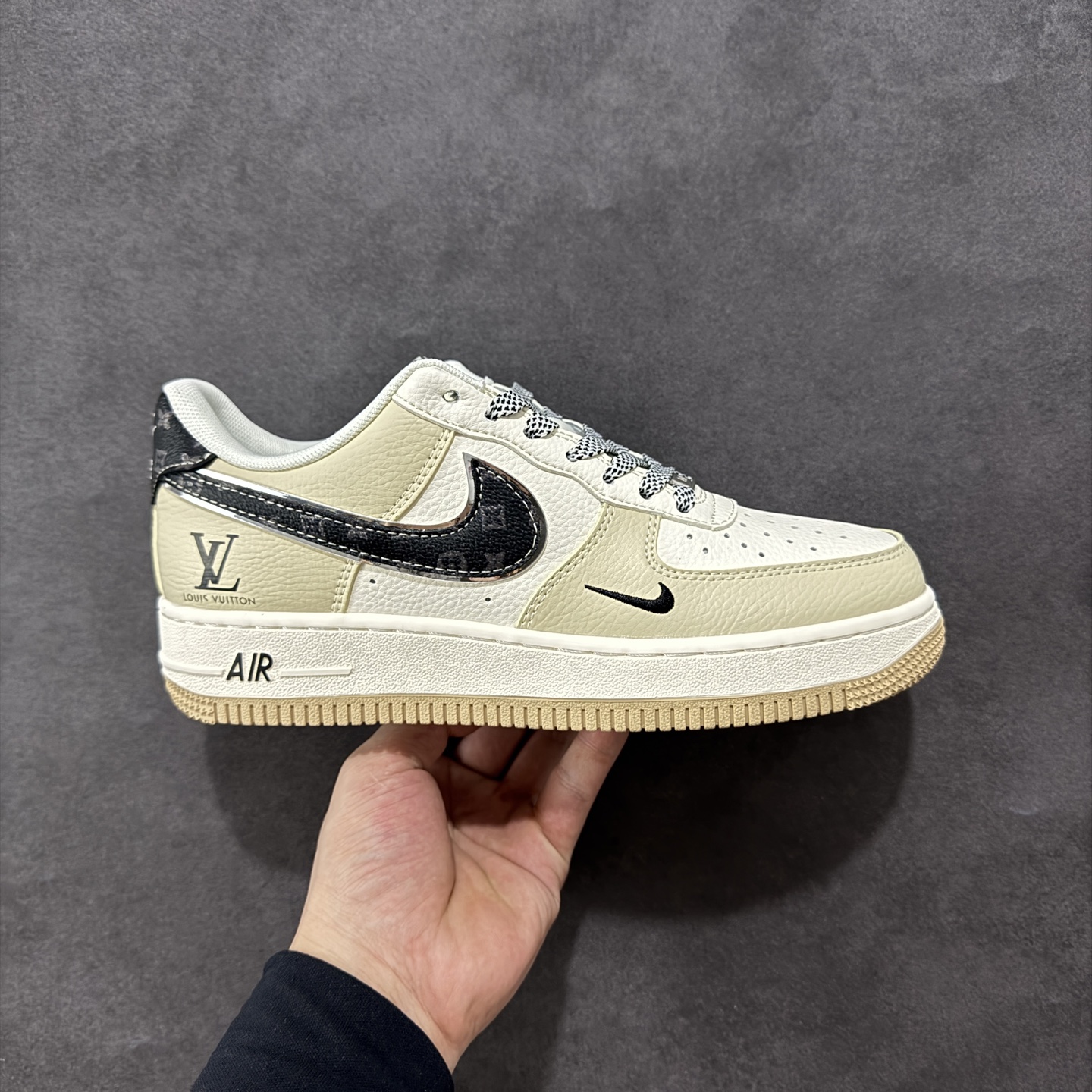 【定制版】Nike Air Force 1’07 Low LV联名 奶茶 空军一号低帮休闲板鞋 ZH2598-308