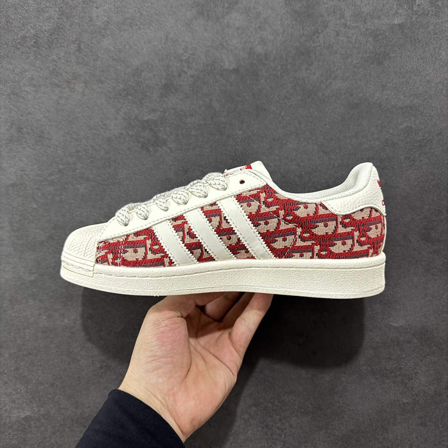 【定制版】AD Originals Superstar x DIOR 白红 JY8915