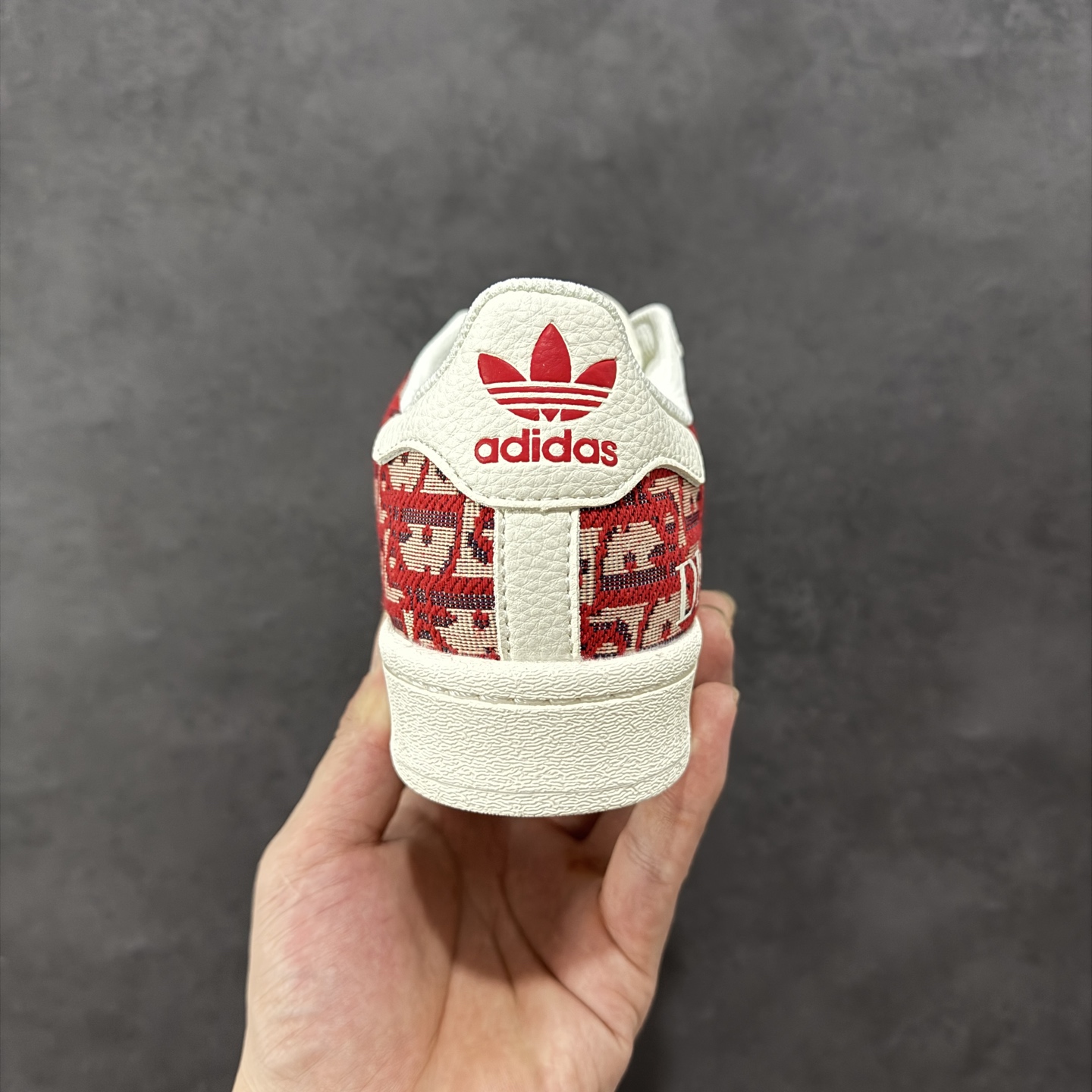 【定制版】AD Originals Superstar x DIOR 白红 JY8915