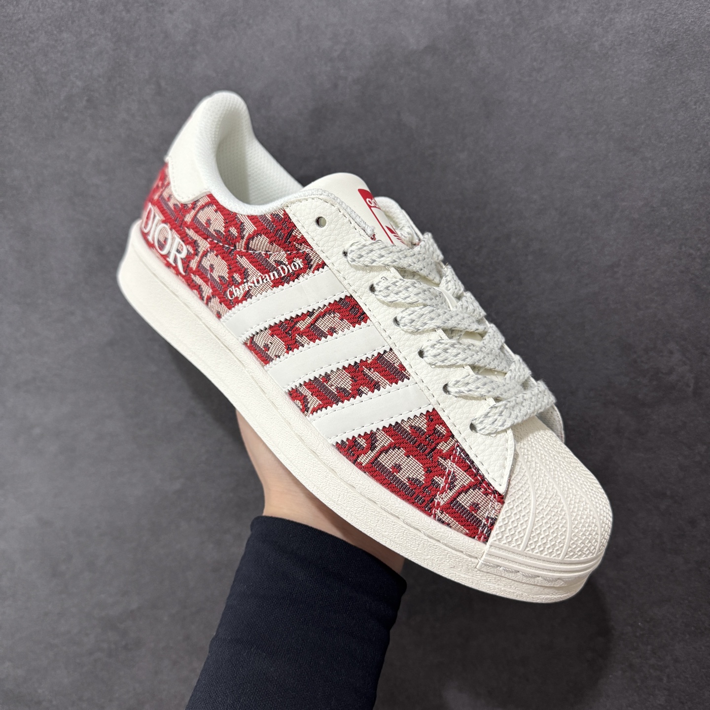 【定制版】AD Originals Superstar x DIOR 白红 JY8915