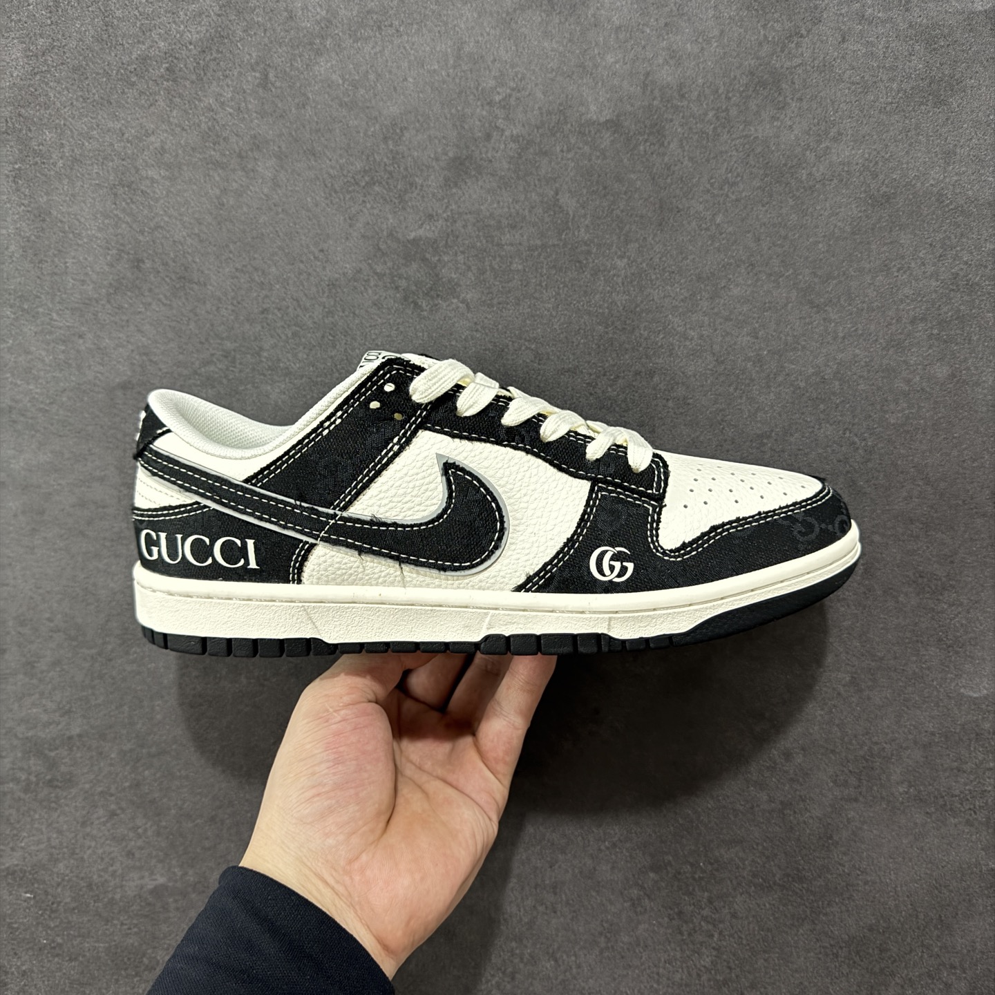 【定制版】Nike SB Dunk Low x GUCCI 黑白 XD1588-211