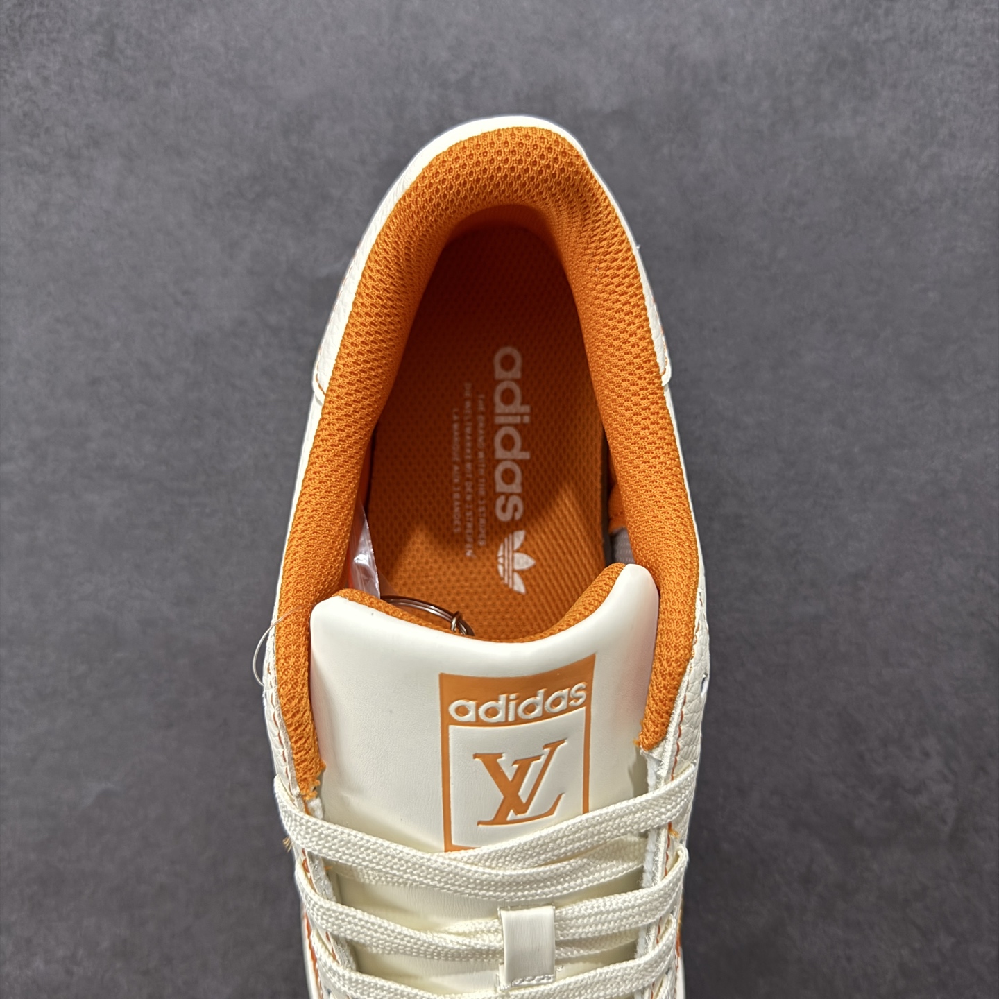 【定制版】AD Originals Superstar x Louis Vuitton 白橙 AD0004