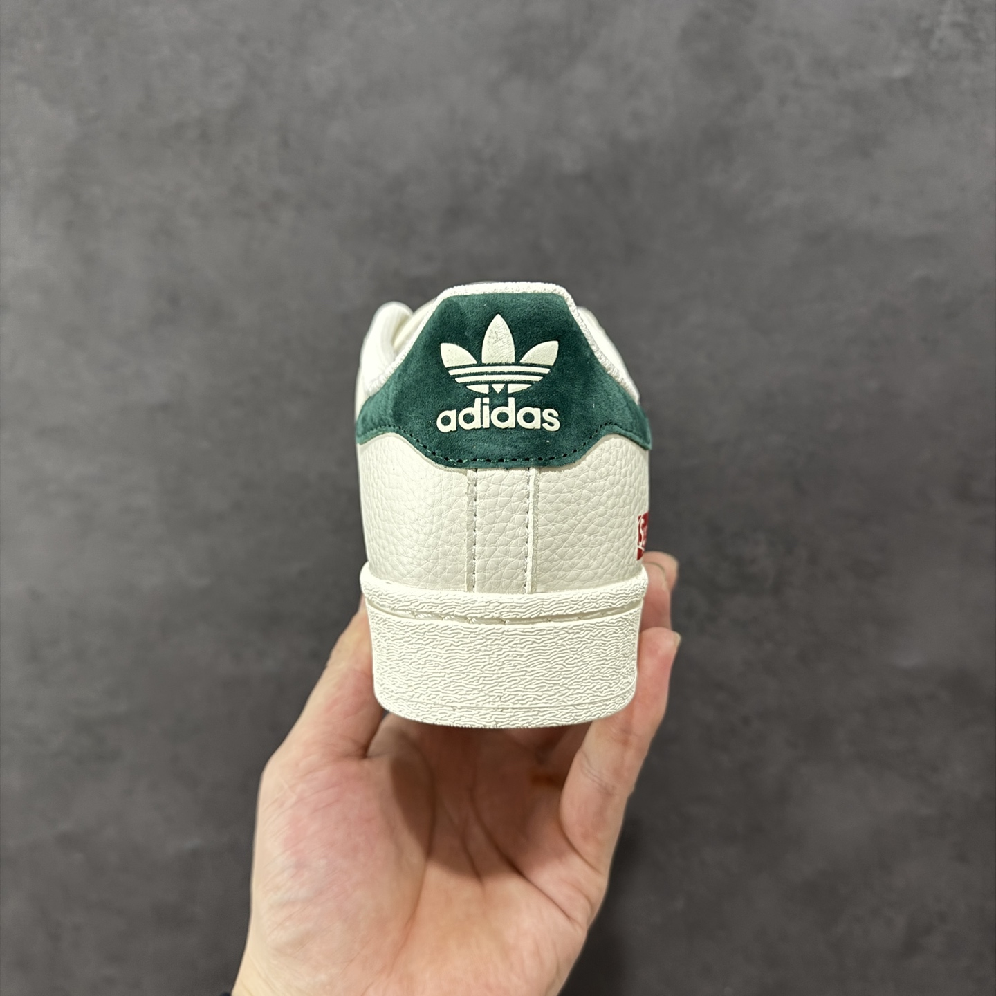 【定制版】AD Originals Superstar x Supreme 白绿 XS0008