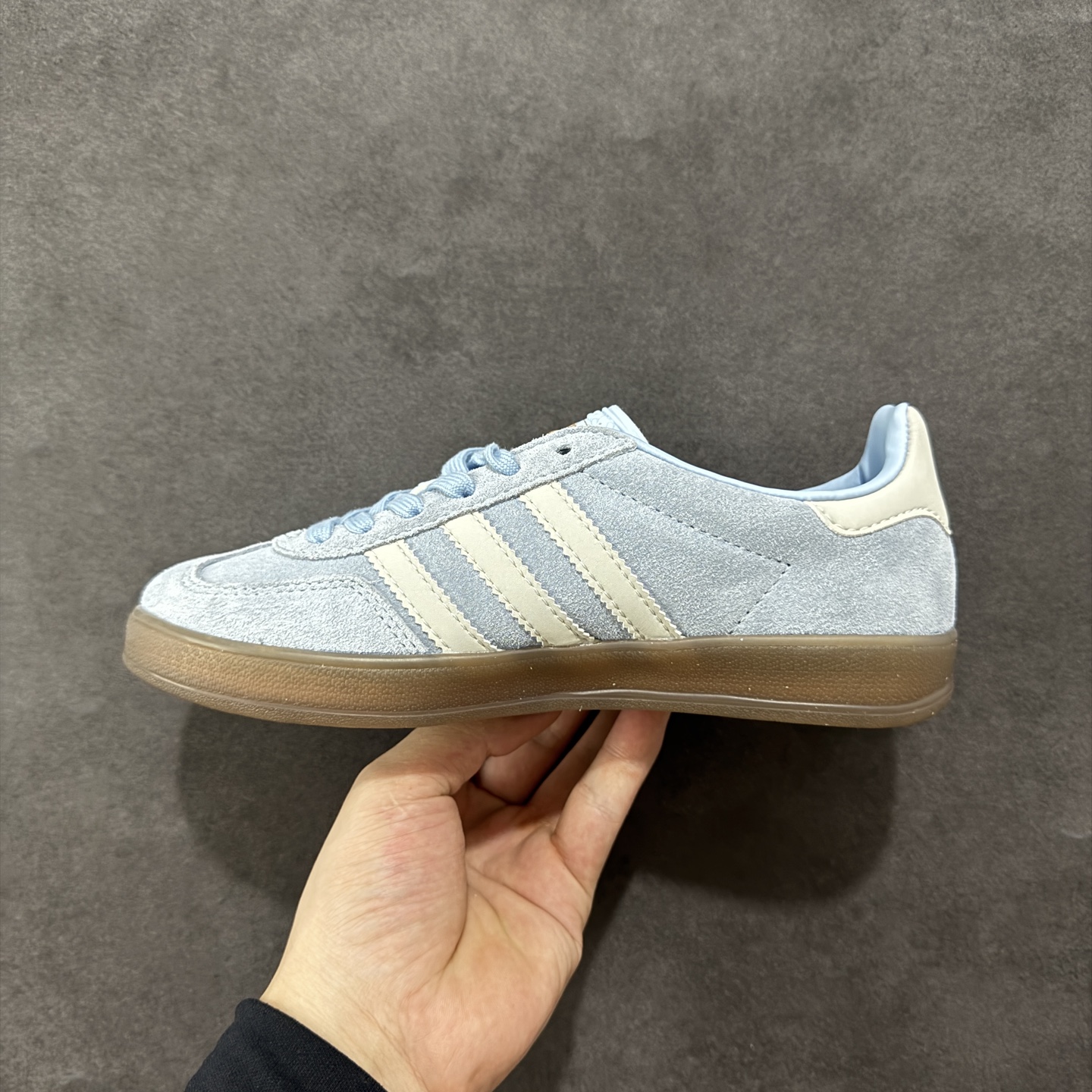 【正确版】AD Original Gazelle Trainers 瞪羚室内鞋系列低帮复古百搭休闲运动德训风板鞋 JI2717