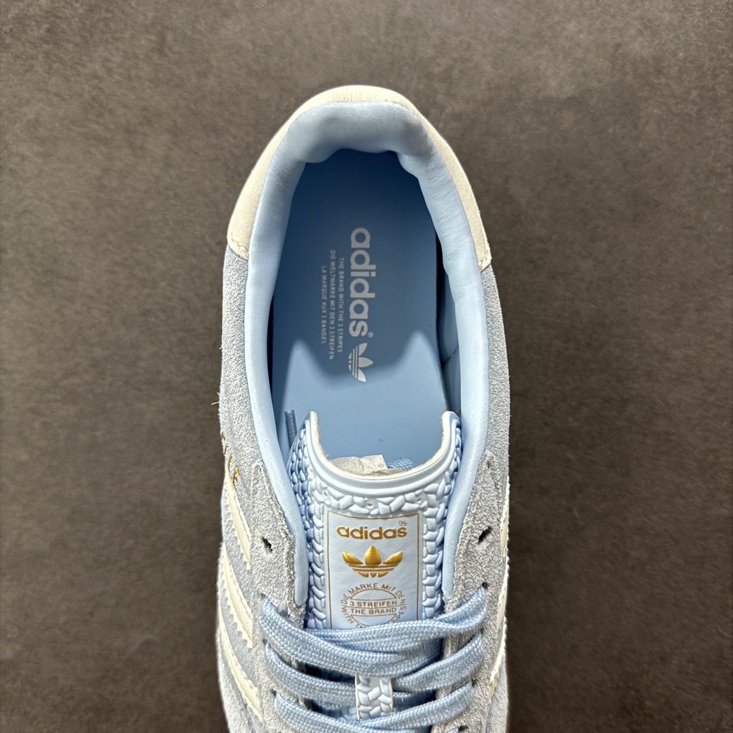【正确版】AD Original Gazelle Trainers 瞪羚室内鞋系列低帮复古百搭休闲运动德训风板鞋 JI2717