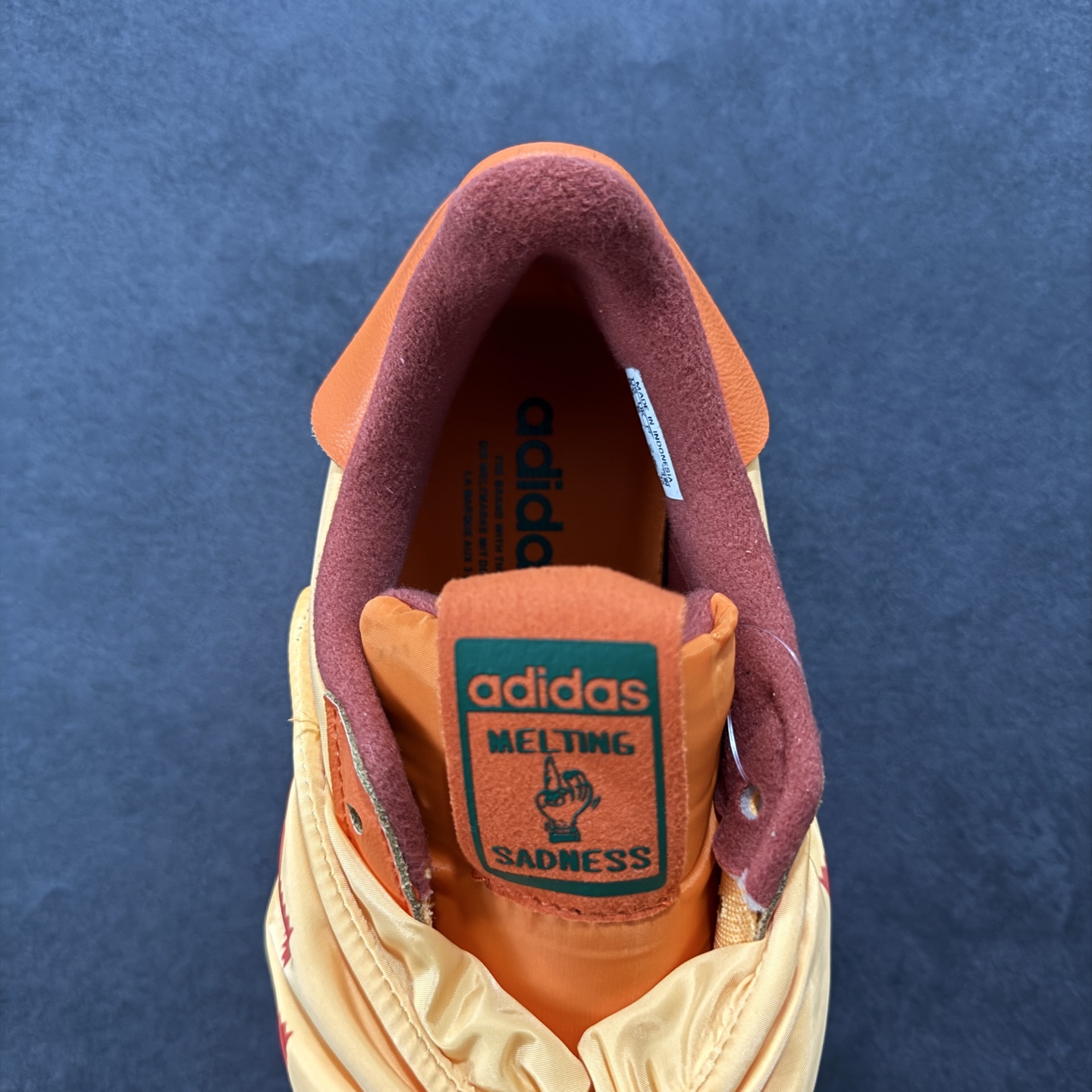 阿迪达斯Adidas Melting Sadness x Superstar 联名款 胡萝卜橙色 贝壳头经典百搭休闲运动板鞋 ID9475