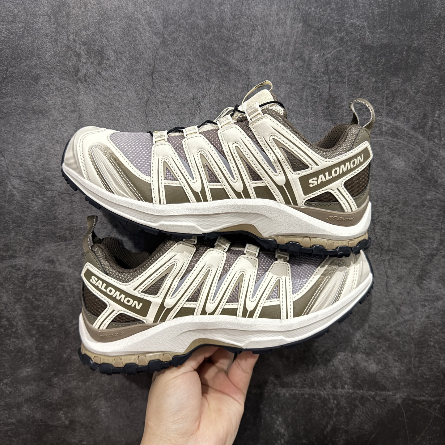  
【纯原版本】SALOMON 萨洛蒙 XA PRO 3D 户外运动 网布减震防滑透气 低帮跑步鞋 男女