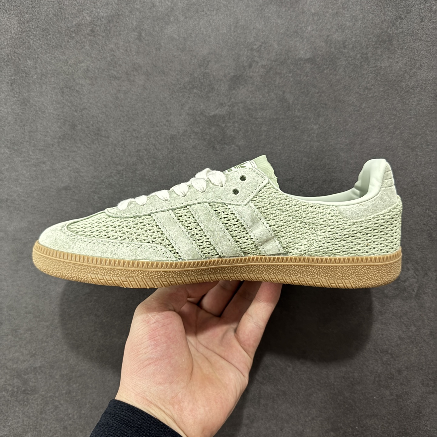 HZ版本 Addis Original Samba 复古单品 编织系列 复古桑巴板鞋 KK3529