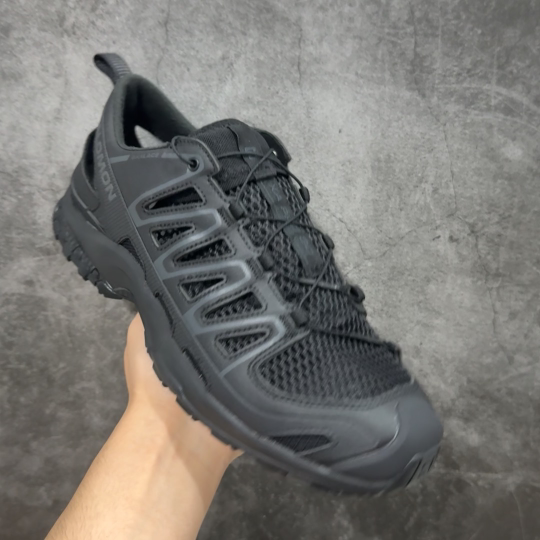  
【正确版本】SALOMON萨洛蒙XA PRO AMPHIB舒适柔软 透气耐磨 溯溪鞋 男女同款 黑色