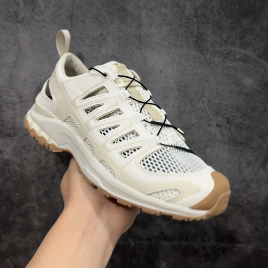  
【正确版本】SALOMON萨洛蒙XA PRO AMPHIB舒适柔软 透气耐磨 溯溪鞋 男女同款 米白
