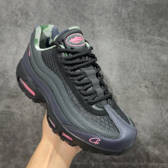  
【纯原】Corteiz x Nike Air Max 95 复古减震气垫跑鞋 FB2709-001
