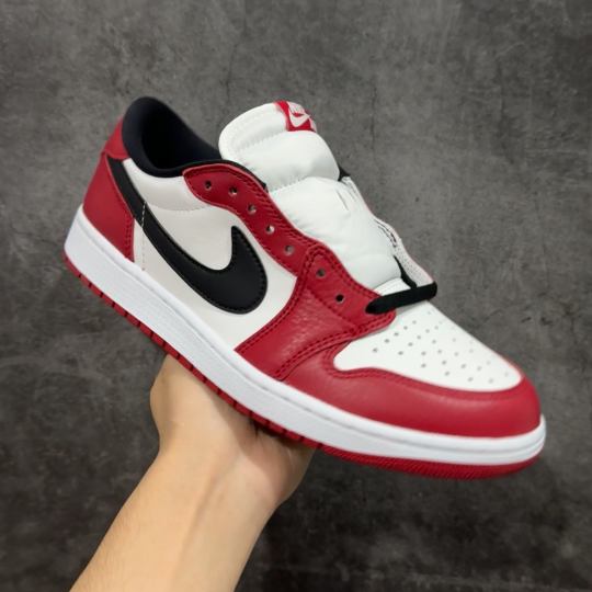 【纯原】Air Jordan 1 Low og AJ1乔1低帮男子文化篮球鞋 白红芝加哥 HQ6998-
