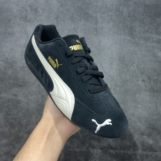 【纯原】Puma Speedcat OG Sparco彪马罗马阿莫尔系列 复古运动休闲赛车跑鞋 黑米白皮