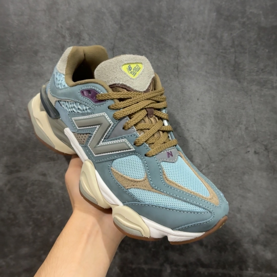【纯原】 New Balance NB9060 联名款 复古休闲运动慢跑鞋 棕灰蓝色U9060BD1原盒