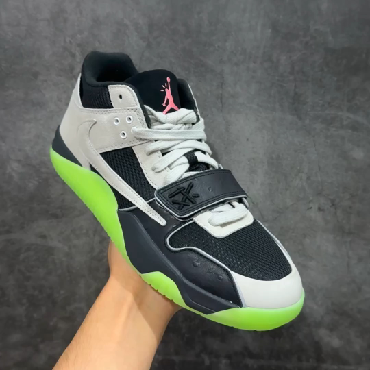 【纯原】Travis Scott x Jordan AJ Cut The Check TS倒钩联名魔术贴