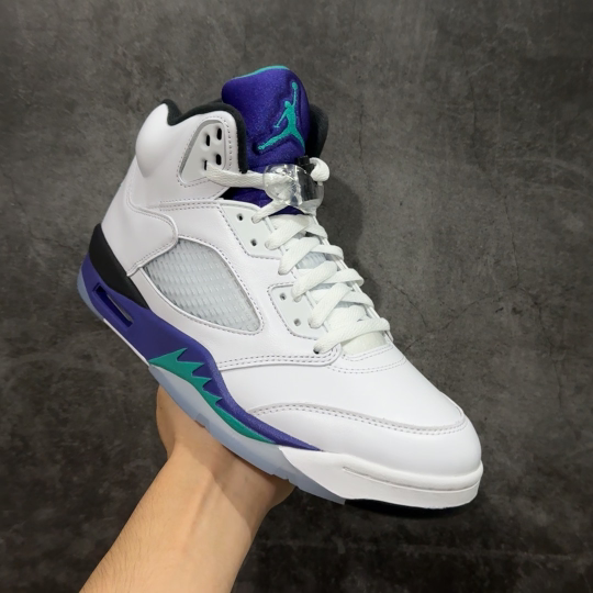 【福利特价🧧】Air Jordan 5 Retro AJ5乔5 男子文化篮球鞋 aj5白紫葡萄！货号HQ