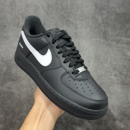 【纯原】Supreme x NK Air Force 1 Low '07 空军一号低帮经典板鞋联名 黑白