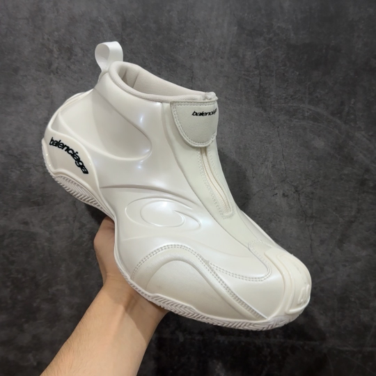 【纯原】Balenciaga巴黎世家 basketball Sneaker 篮球鞋 圆头拉链 中帮 生活