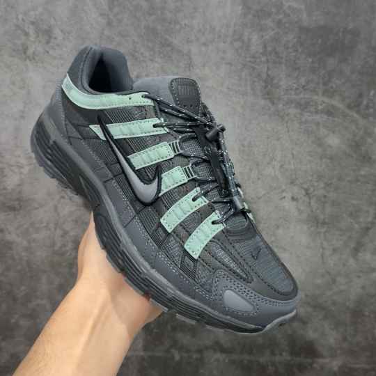 【纯原】NK P-6000 复古老爹休闲运动鞋 黑灰绿全新公司级品质 组合大底 中底拉帮等细节区别市售通