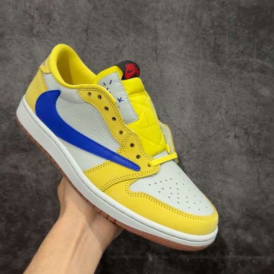 【纯原】Travis Scott x Air Jordan AJ1 Low OG SP TS联名 倒钩低