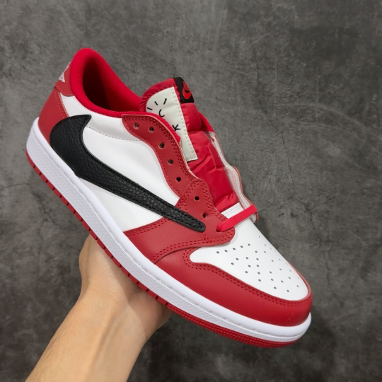 【纯原】Travis Scott x Air Jordan AJ1 Low OG SP TS联名倒钩低帮