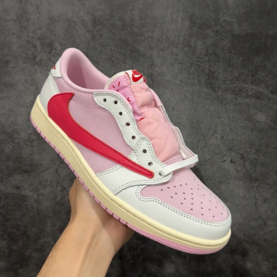 【纯原】Travis Scott x Air Jordan AJ1 Low OG SP TS联名倒钩低帮