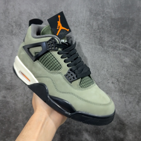 【纯原版】Air Jordan 4 Retro AJ4 乔4军绿 IB1519-200全新升级改良 顶级