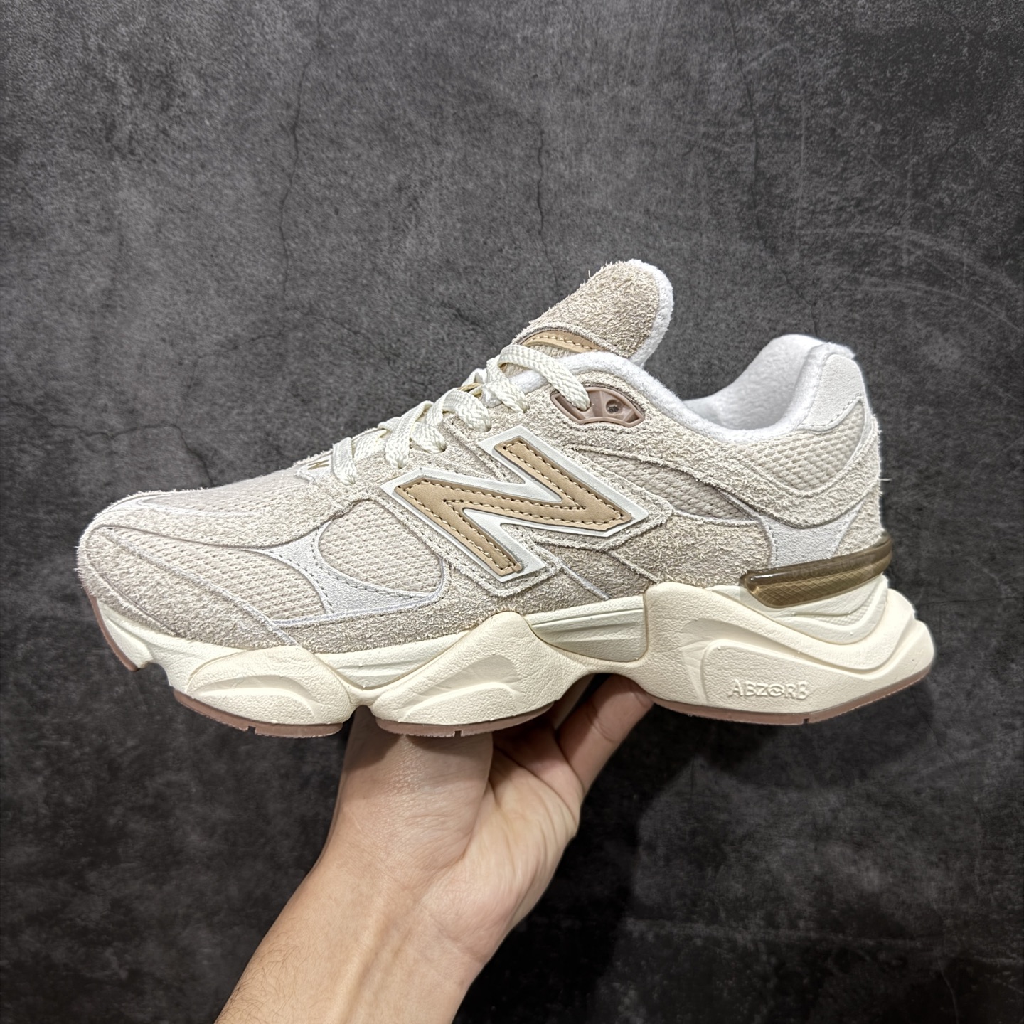 【纯原版】 New Balance NB9060 联名款 复古休闲运动慢跑鞋 灰白色 U9060CCB全