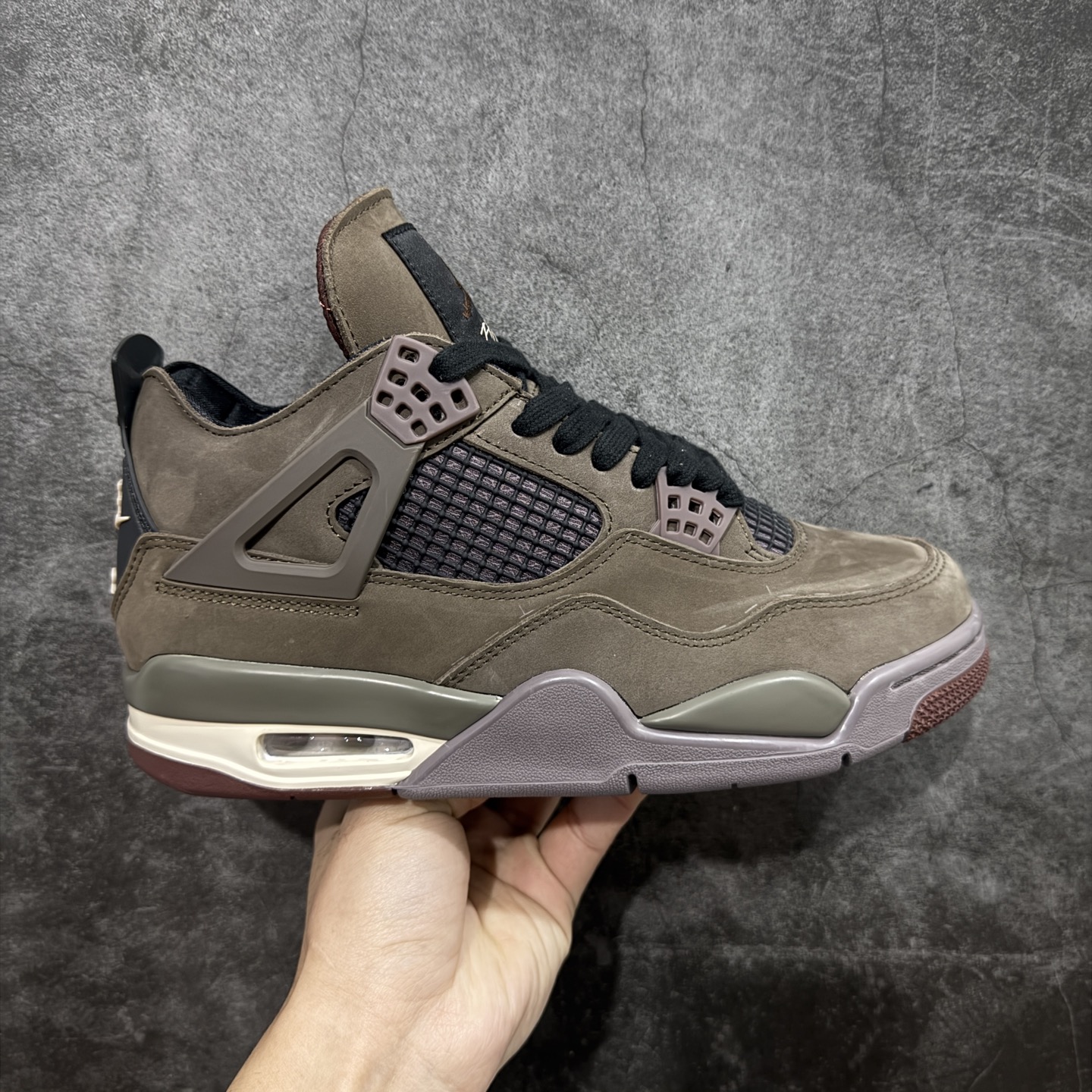 【KZ纯原版】Air Jordan 4 Retro AJ4 乔丹4代 全头层棕化石 IF3102-200  原楦原纸板同源开发 完美呈现乔4的版型 内侧正确双色网格 还原细节 正确气垫颜色 正确网格工艺 正确拉帮工艺 全鞋原装材料制作 原档案原模具打造 尺码：36-48.5-选品中心