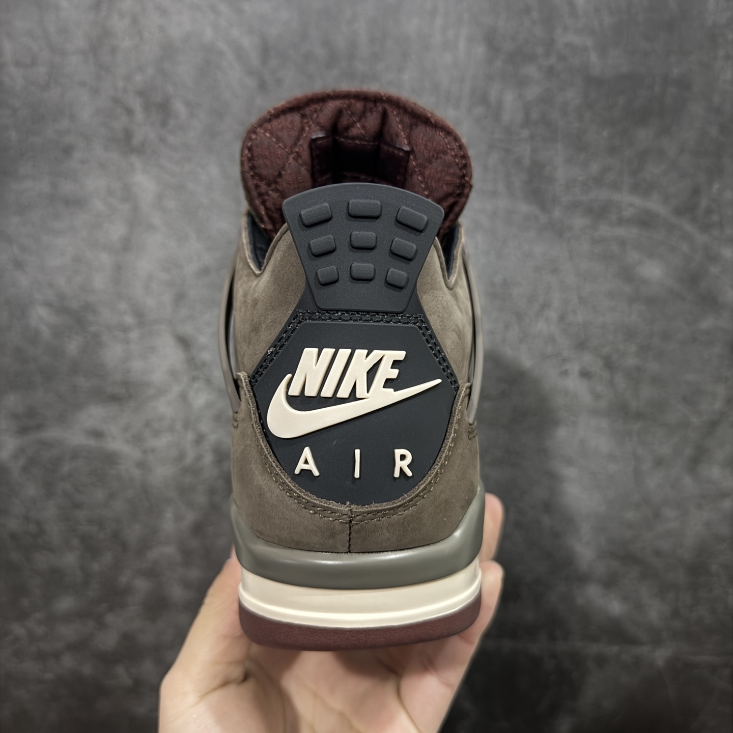 图片[4]-【KZ纯原版】Air Jordan 4 Retro AJ4 乔丹4代 全头层棕化石 IF3102-200  原楦原纸板同源开发 完美呈现乔4的版型 内侧正确双色网格 还原细节 正确气垫颜色 正确网格工艺 正确拉帮工艺 全鞋原装材料制作 原档案原模具打造 尺码：36-48.5-选品中心