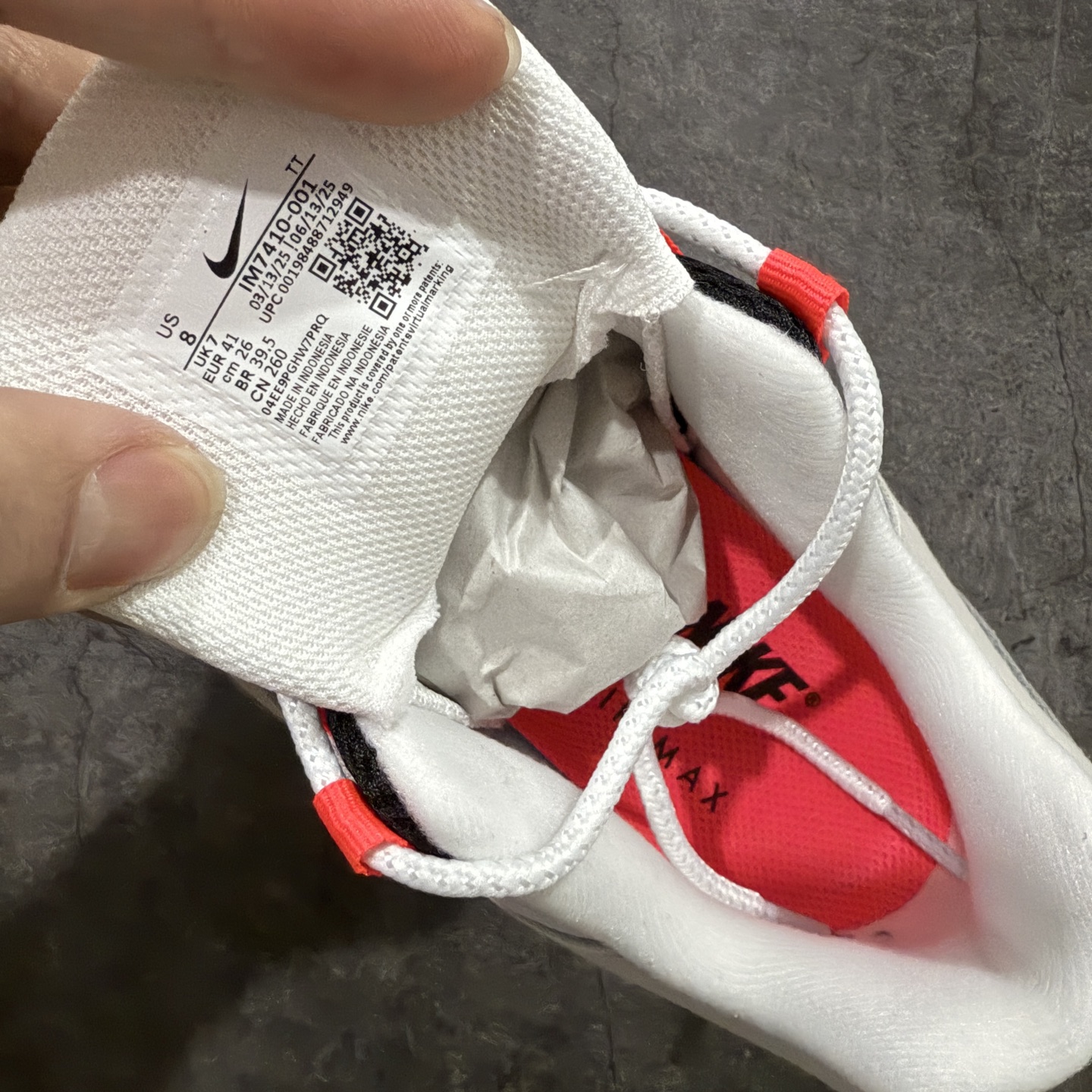 图片[7]-【KZ2.0版本】Nike Air Max 95 灰黑红 货号：IM7410-001 纯原大厂生产线出品 原厂材料 原厂楦头 市场正确版本 区分错版 尺码：40 40.5 41 42 42.5 43 44 44.545 46 47.5 48 48.5-选品中心