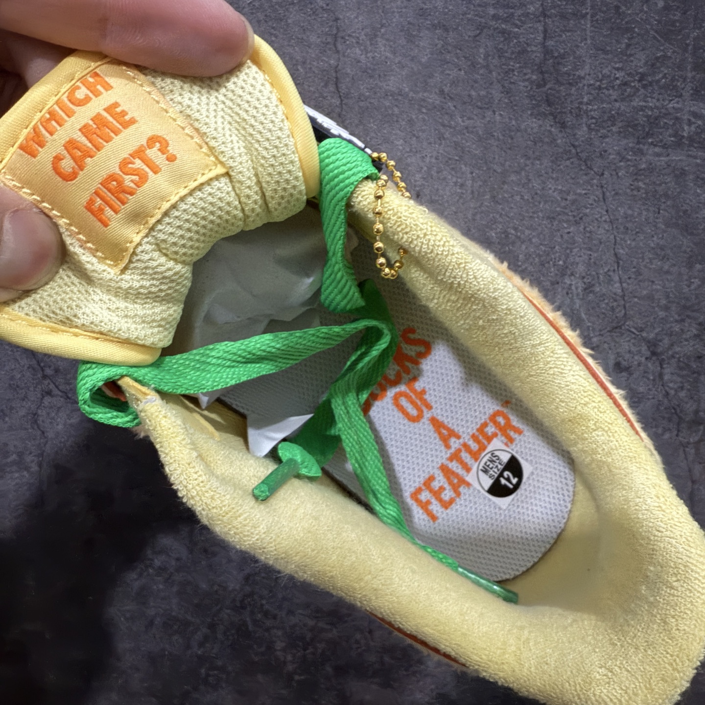 图片[7]-【Top纯原】DOAF x Nike Air Force 1\’07 Low Egg 联名款 空军一号低帮休闲板鞋鸭子联名 IU7612-700  原厂冲刀皮料切割干净 无任何毛边 打造纯正空军 全掌内置蜂窝气垫 原盒配件 原厂中底钢印、拉帮完美 全套原楦原模倾力打造完美版型 尺码：36 36.5 37.5 38 38.5 39 40 40.5 41 42 42.5 43 44.5 45 46-选品中心