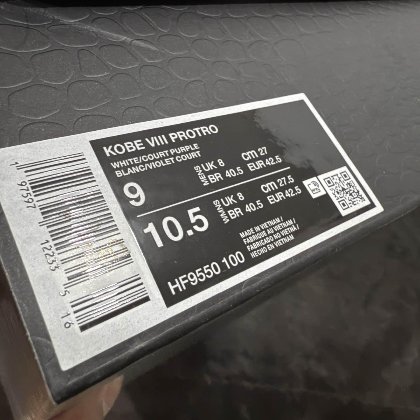 图片[10]-【OG纯原】NK Zoom Kobe Ⅷ System 科比8代复刻实战运动低帮文化篮球鞋 白紫 HF9550-100 完美复刻公司货 React科技鞋垫加持 实战配置直接拉满 原楦纸板开发 鞋身流线型、后跟塑形 区分土肥圆 原厂针织鞋面一针一线匹配原版 全身鞋材卡料色独家定制 唯一万针立体刺绣SWOOSH 真实底模最大50.5 实战利器 专供海外市场 独立原厂模具 首批不拼图大几率过验 亲测已过 支持各种高强度实战 无需担心 补货周期极长 脚宽建议买大半码 科比系列前掌偏窄 支持七天无理由退换 尺码： 36 36.5 37.5 38 38.5 39 40 40.5 41 42 42.5 43 44 44.5 45 46 47.5 48.5-选品中心