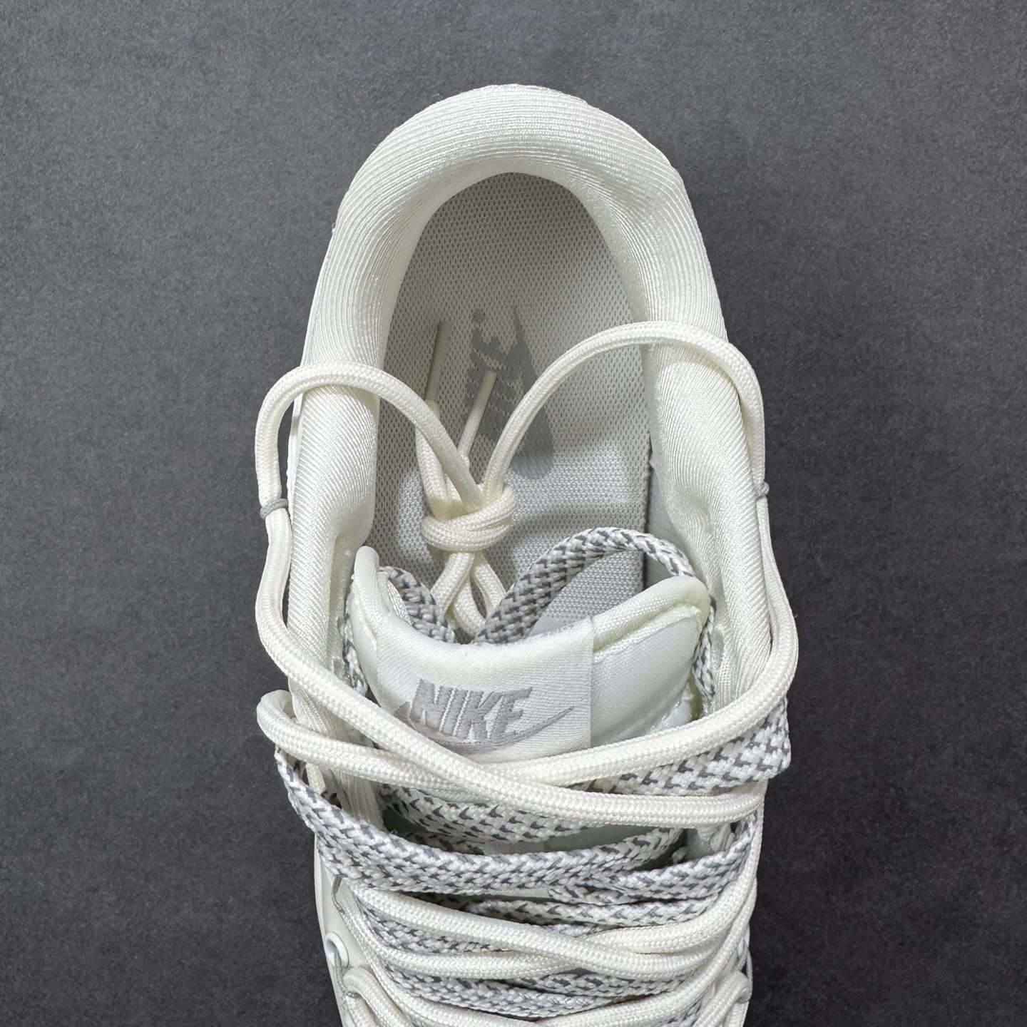 Nike SB Dunk Low 米灰三勾绑绳 周年高端定制 低帮休闲板鞋#定制鞋盒 大厂纯原品质出货 